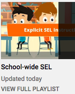  Schoolwide SEL playlist